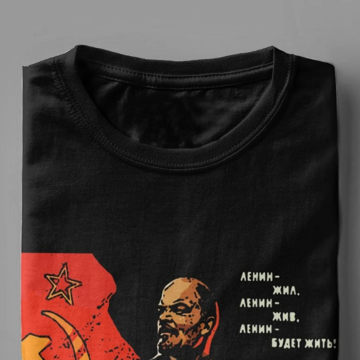 Hipster Male Shirt Lenin Will Live Forever Tshirt Communism Marxism Socialism Funny Tee Shirt Awesome Fitness 3D T Shirt