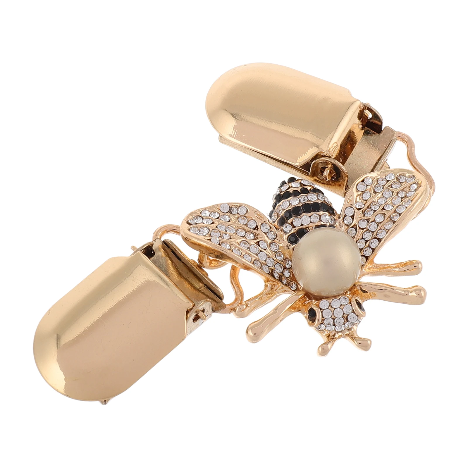 Clip per maglione Spilla ape Cardigan Gioielli Sciarpa decorativa Fibbia Chiusura dorata per donna Elegante colletto con chiusura in lega