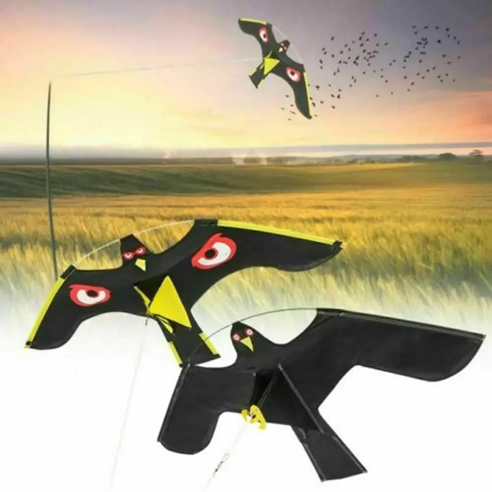 Emulation Flying Hawk Kite Bird Scarer Drive Bird Kite Bird Repellent for Garden Scarecrow Yard Kite scaring device