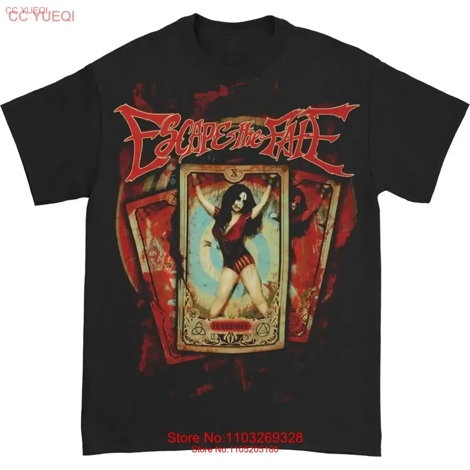Escape The Fate Triple Treat T shirt S 5XL IL0172 vintage Washed Unisex Casual Top For Everyday Wear homme Slightly