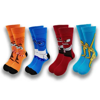 Der neueste Stil und fortschrittliche Technologie macht Herren-Socken mit Cartoon-Kopf.