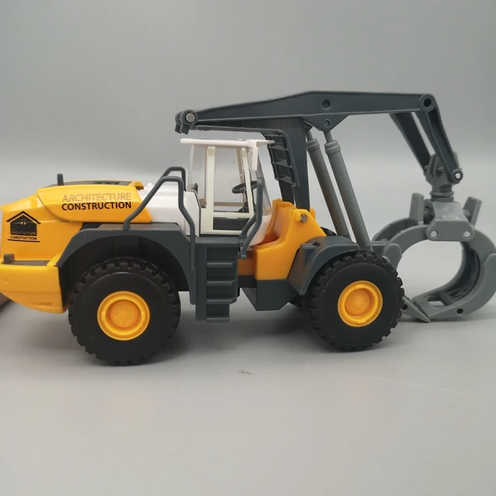 

1:43 truck wooden transporter crane combination sand table landscaping ornaments engineering toy car