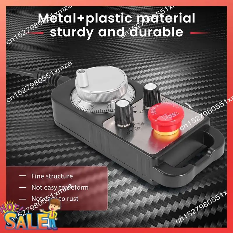 Generador de pulsos ABCL CNC, volante colgante MPG de 6 ejes para sistema FAGOR GSK Siemens MITSUBISHI FANUC, generador de pulsos Manual de 5V