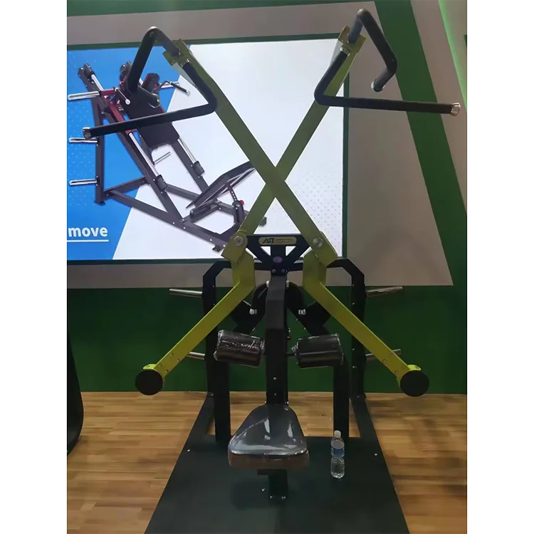 

Factory Directly Gym Equipment Strength Plate Loaded X Shape Iso-Lateral Scissors Lat PullDown