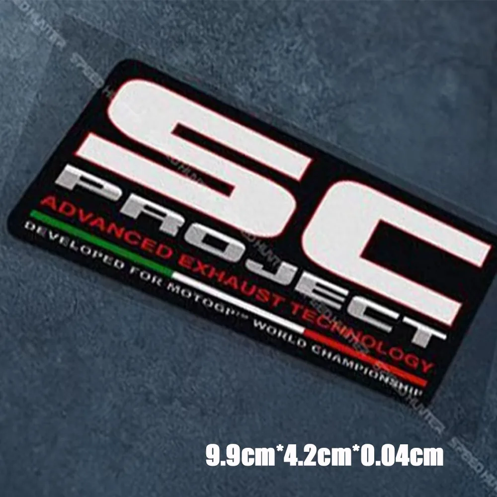 Moto Exhaust Pipe Reflective Stickers  Suitable for SC Project Exhaust Pipes Waterproof and Heat Resistant Decoration Stickers