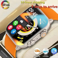 Watch T10 Ultra 2 Smart Watch 2024 New NFC Men Women GPS Track Bluetooth Call BT Music Games Wireless Charging Smartwatch