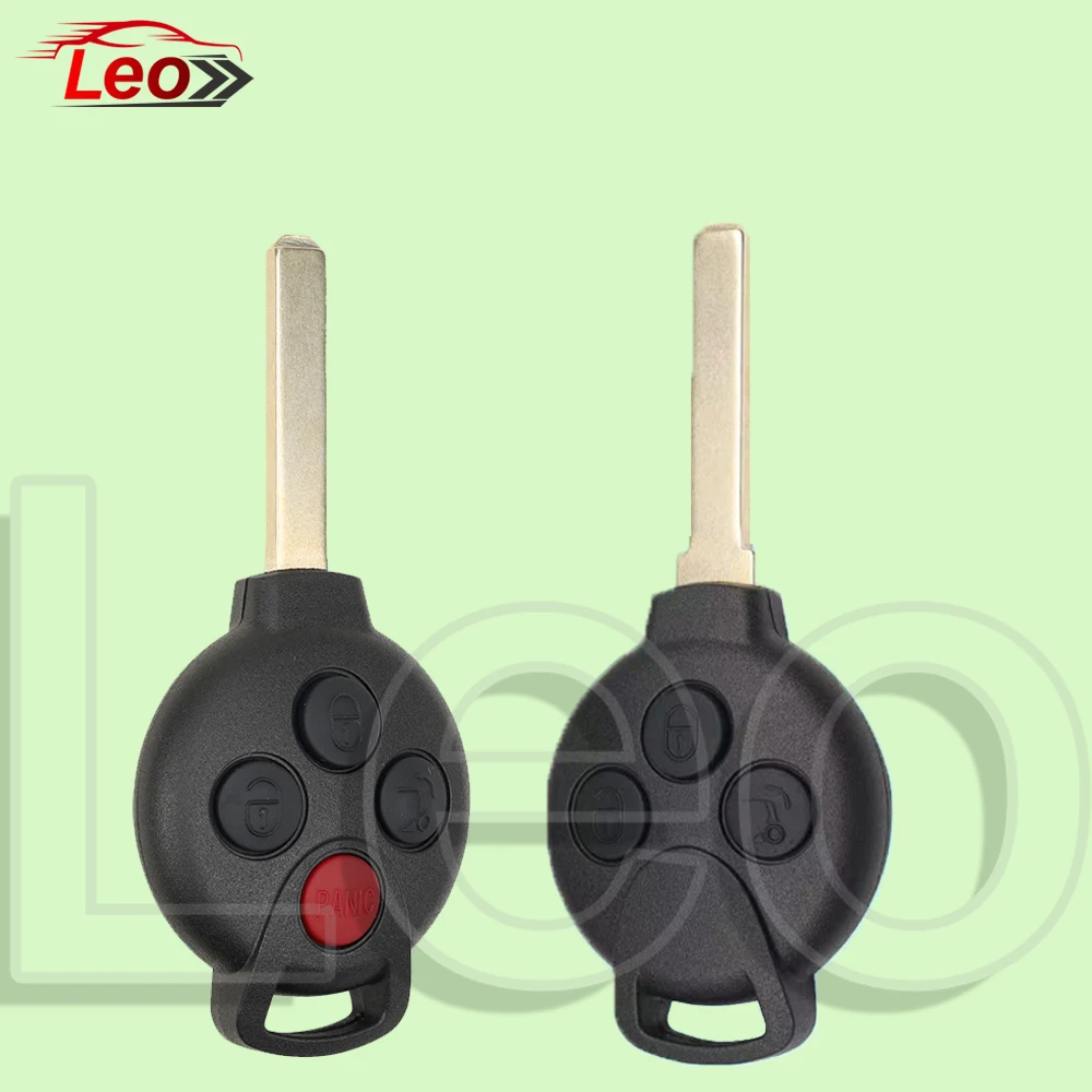 

Автомобильный дистанционный ключ Leo, 3/4 кнопки для Smart Mercedes-Benz Smart Fortwo 451 2007 2008 2009 2010 2011 2012 2013