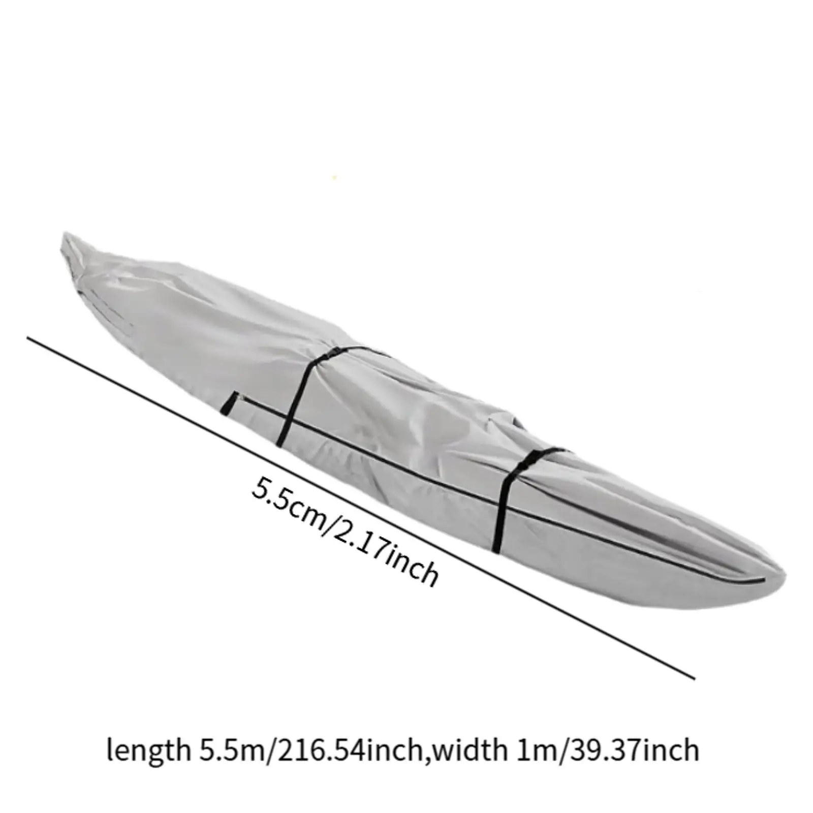 غطاء الزورق غطاء كاياك مقاوم للمطر احترافي للشمس مقاوم للطقس مقاوم للماء لقارب الزورق والسفر والرياضة الداخلية