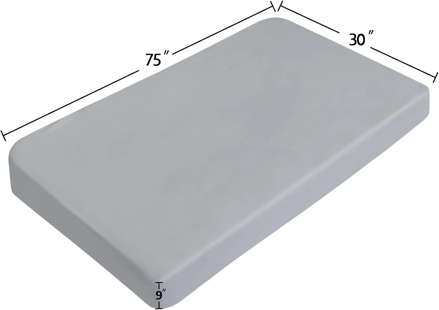 

Cot Sheets 2 Pack And Cot Mattress Topper Gray