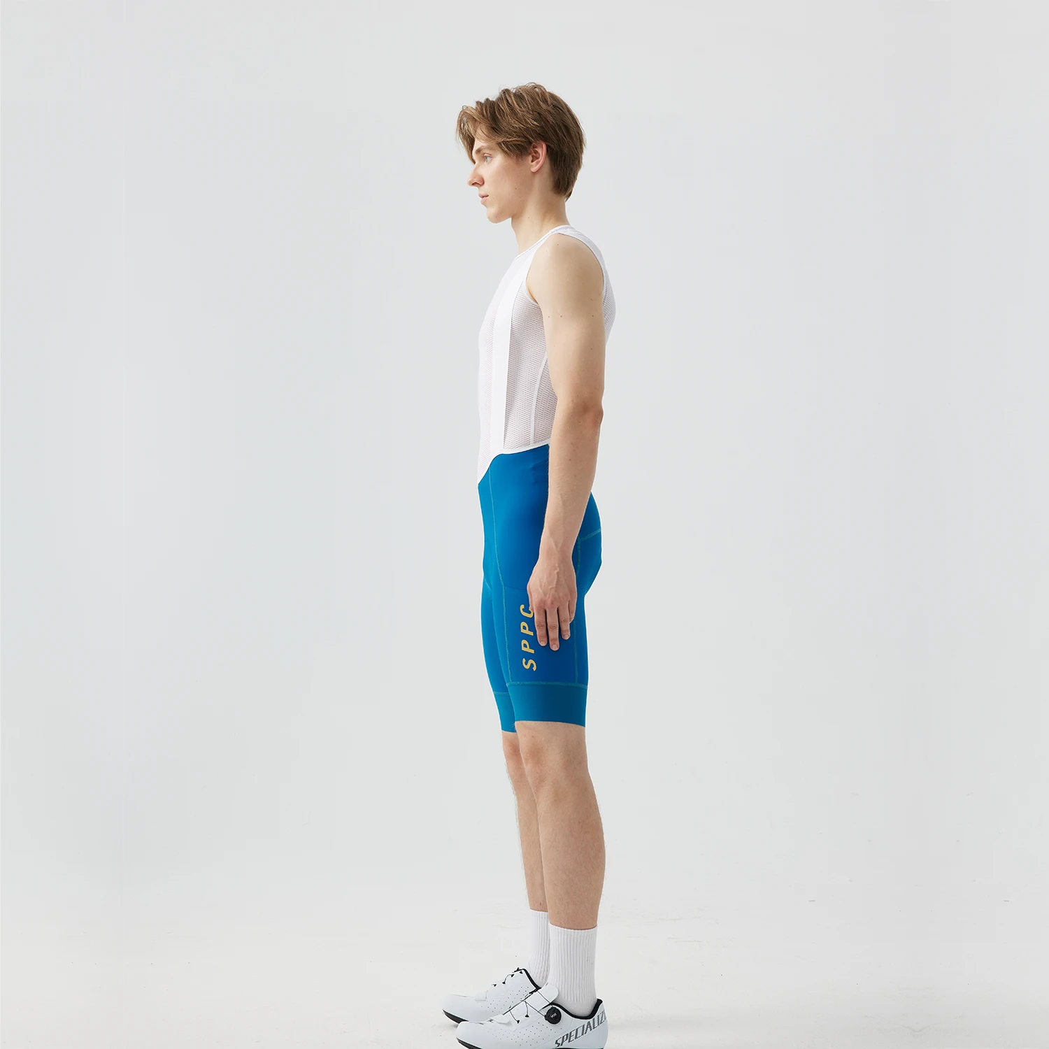 SPEXCEL SPPC 2025 All NEW Men's RACE Cargo Bib Shorts Lightweight Quick Dry and Breathable Fabric with Elastic Interface Pad