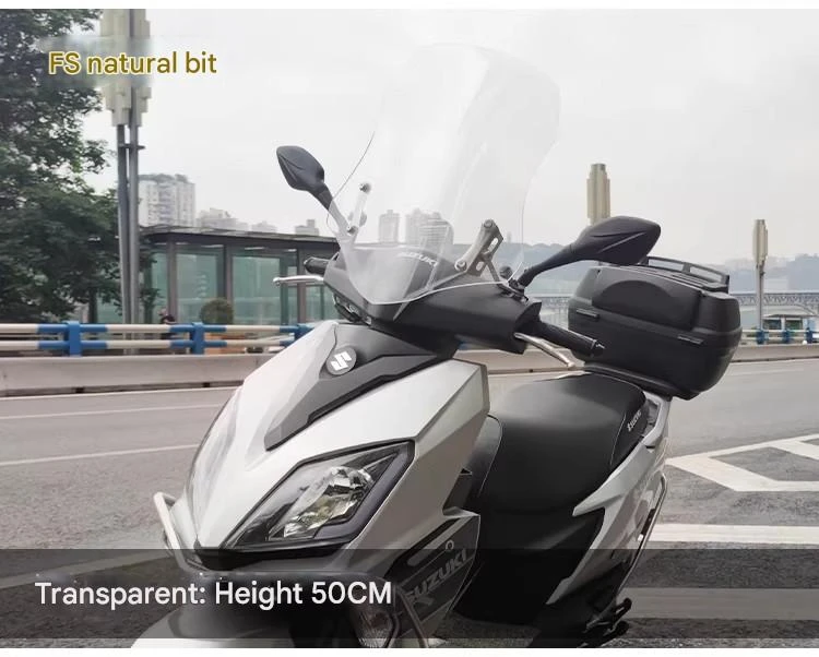 

Compatible With Suzuki UY125 Scooter Windshield, Front Wind Deflector, Chest Guard, Anti-Explosion Imported Windshield