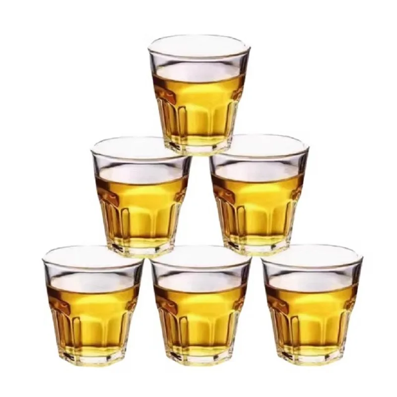 1pcs 100ml Shot Glass Cocktail Beer Skull Glass Whiskey Vodka Shot Glass Drinking Ware Glass Cup Beer Steins Drinkware Bar Tool