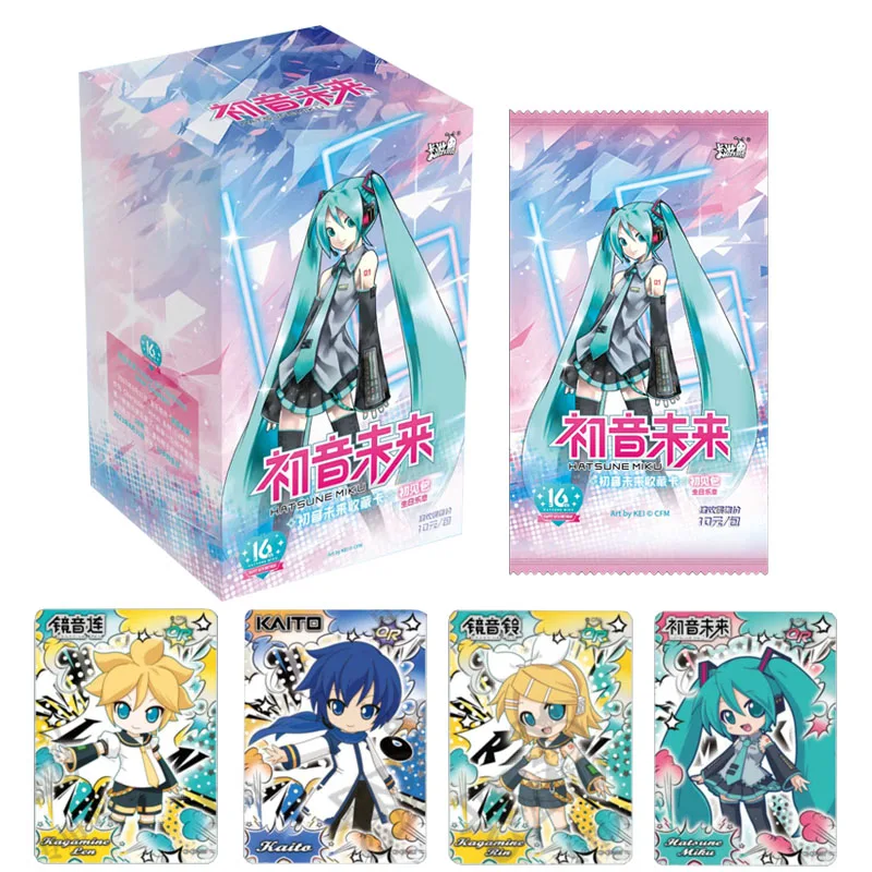 

Singing Girl Hatsune Miku Birthday Music Collection Cards Booster Box Anime Character Exquisite Peripheral Kids Birthday Gifts