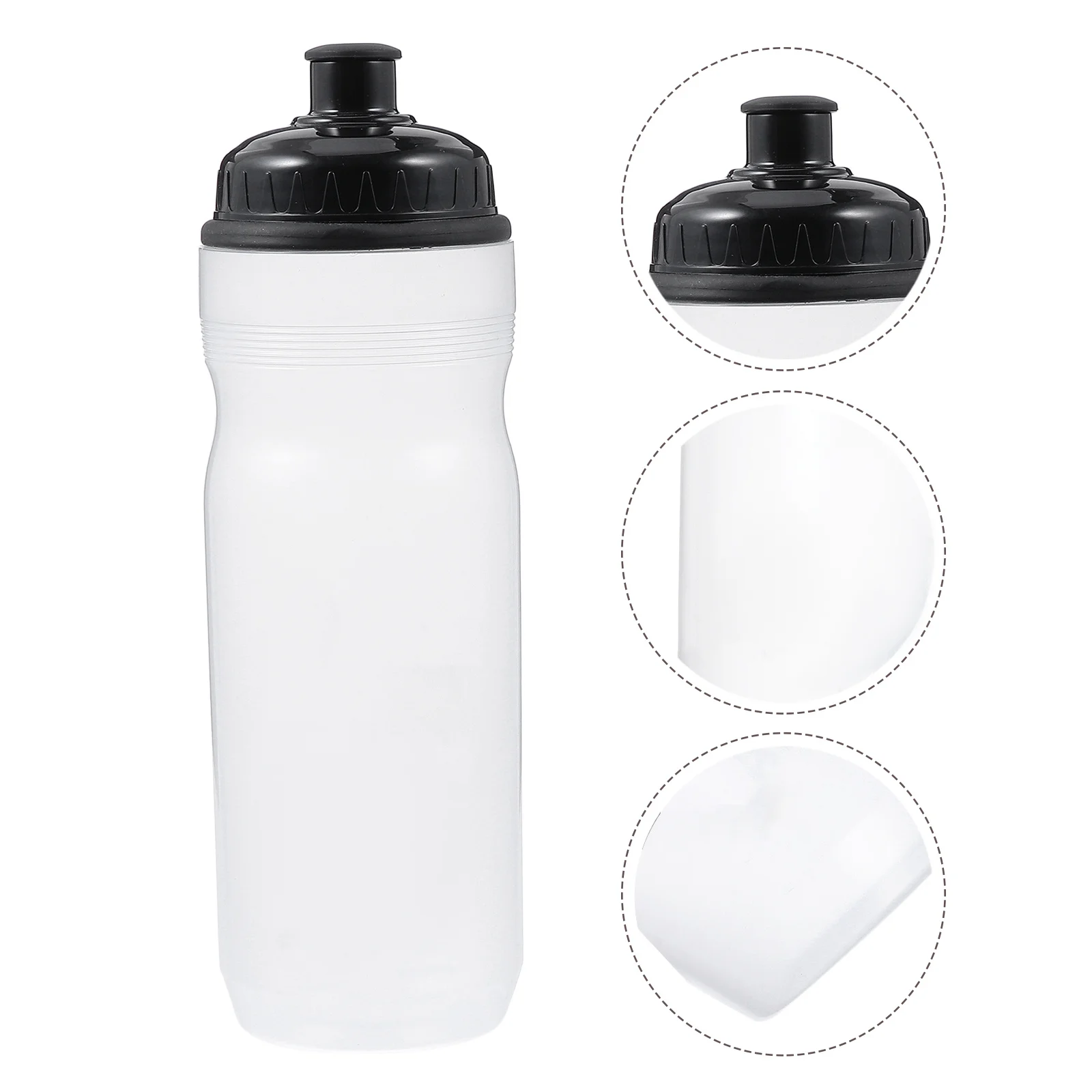 

Portable Outdoor Fitness Water Bottle PP Material Leak-Proof Large Spout Easy Clean Non-Slip Cycling Water Bottle