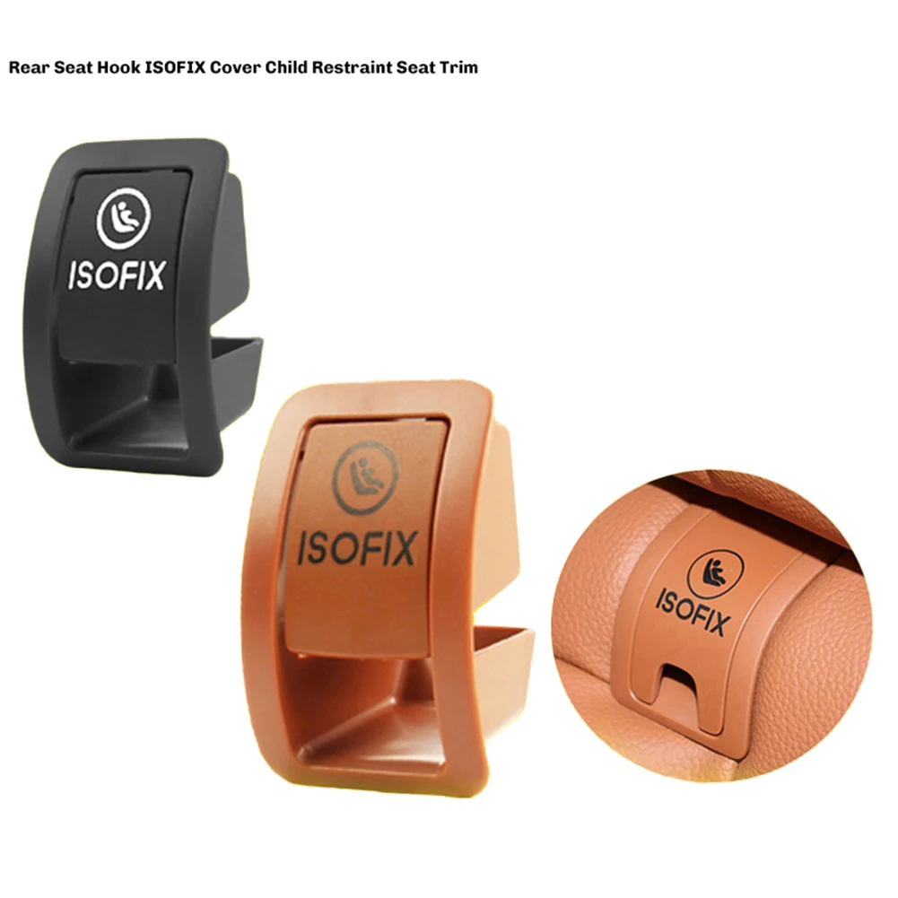 

Car Rear Seat Hook For Child Restraint Seat ISOFIX Cover Trim For GLC Class W254 2023-2025 Brown