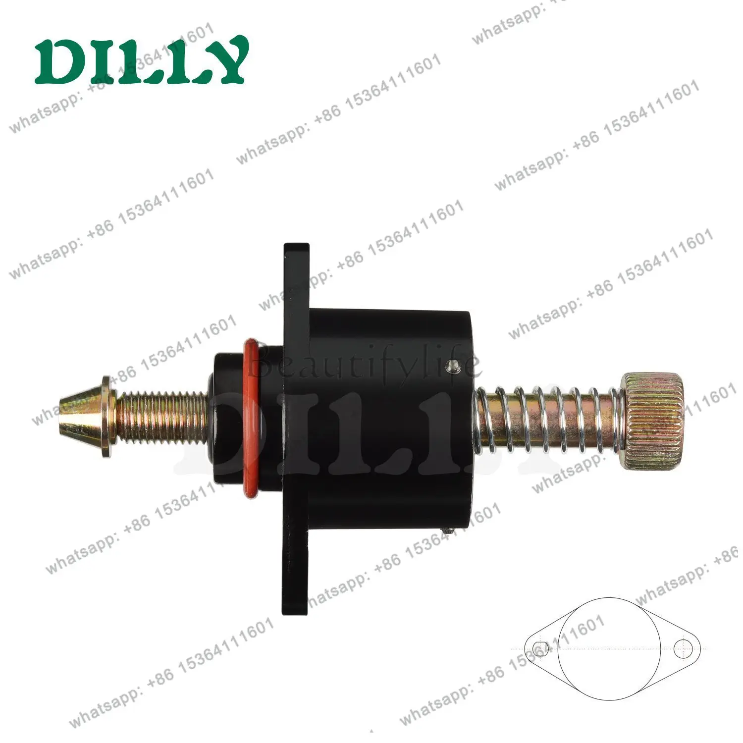 Manual idle motor idle speed regulator 59524