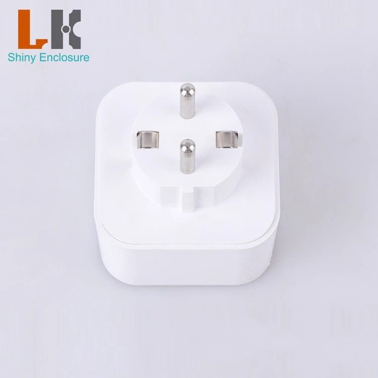 80x50x19mm Diy Plastic European Socket Enclosure Electronic Supplies Housing Instrument Case ABS Plastic Junction Box