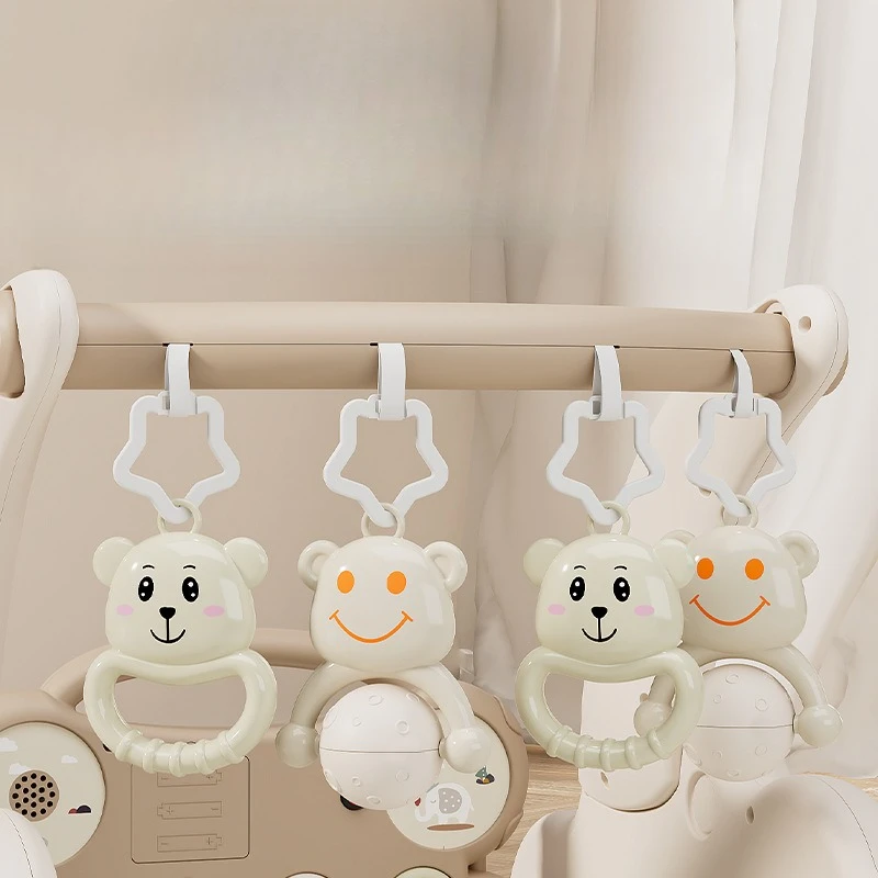 Ginásio de atividades para bebês com piano Kick & Play, andador de desenvolvimento para recém-nascidos e brinquedo de fitness, conjunto de presente de aprendizagem precoce para bebês