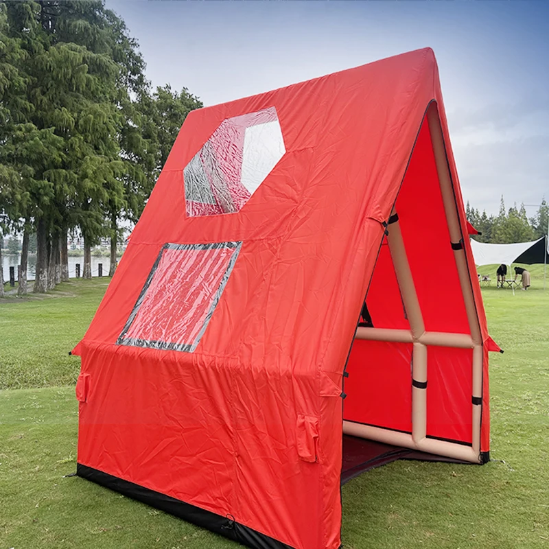 

Hot sale!Custom Family Travel Camping Outdoor Roof Top Air Tube Family Ridge Tent
