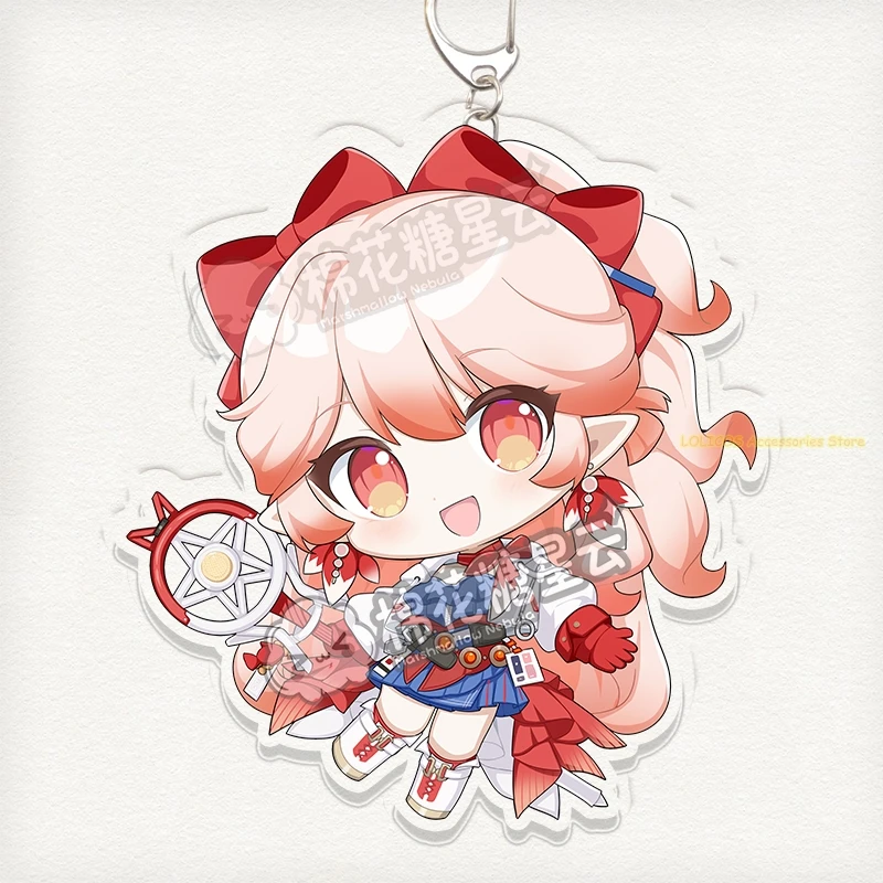 أنيمي الفرسان بيبي Goldenglow U-الرسمية لطيف الكرتون الاكريليك 7 سنتيمتر المفاتيح حقيبة قلادة النمذجة BagOrnament #6