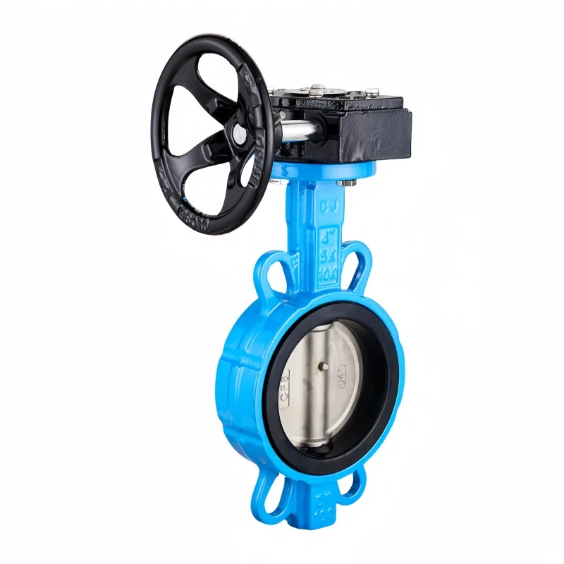 

10 inch turbine butterfly valve manual valve EPDM/PTFE sealing ring cast steel disc type butterfly