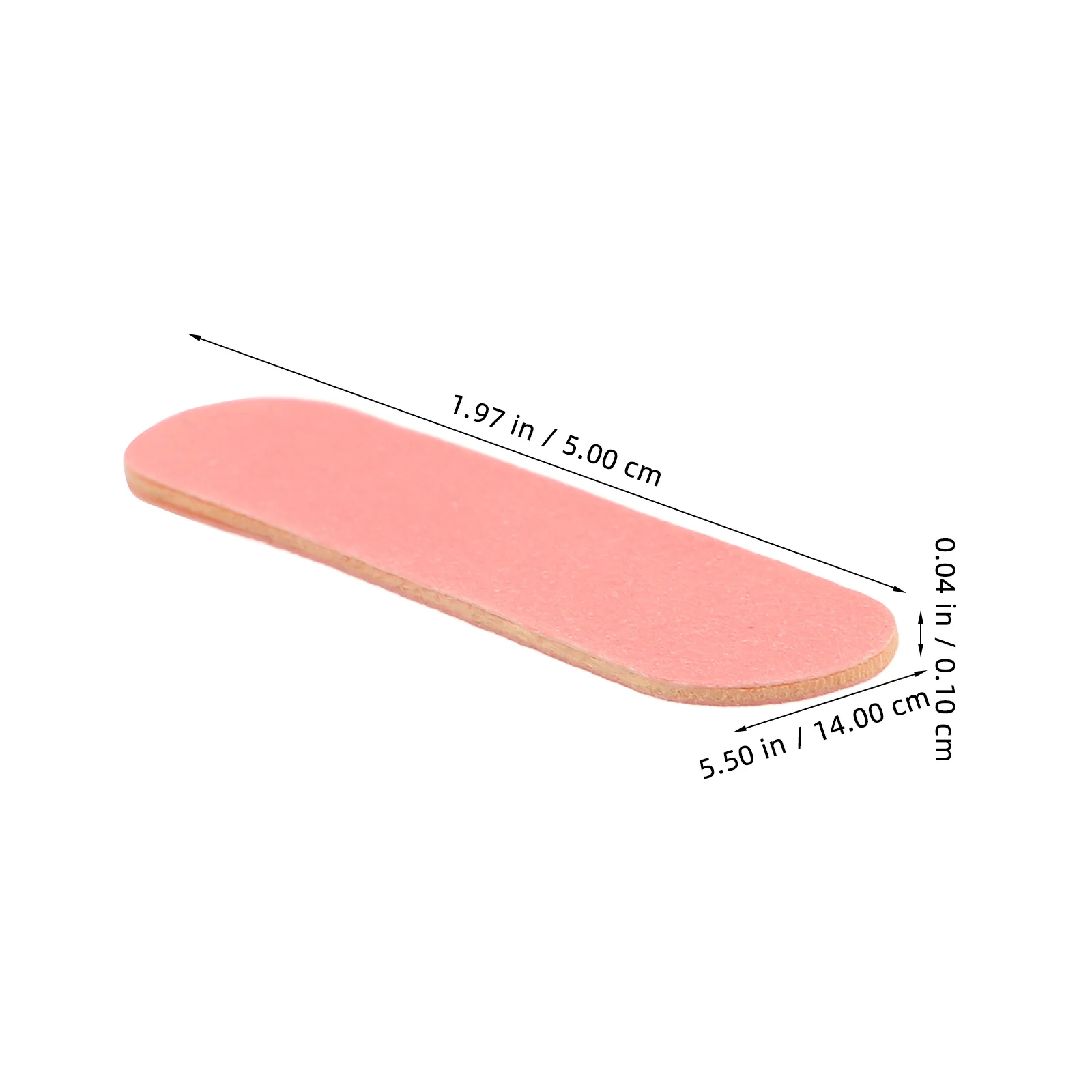 Kit professionnel de lime à ongles, Mini tampons jetables, ensemble de soins des ongles pour ongles naturels, outil de manucure, poussoir des cuticules, 50 pièces