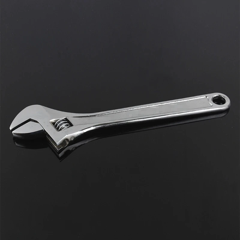 Universal Multifunctional Activity Short Handle Large Opening Adjustable Wrench Plumbing Installation Bathroom image 5