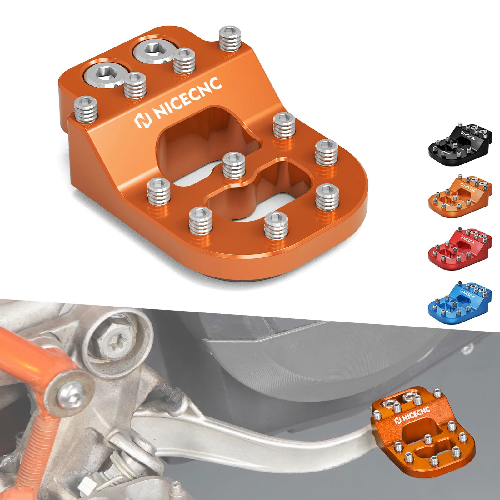 

For 2004-2015 KTM SX SXF XC XCF 125-530 Dirt Bike Dual Control Brake Pedal Step Tip for KTM 125-530 XC-W XCFW EXC EXCF 2004-2016