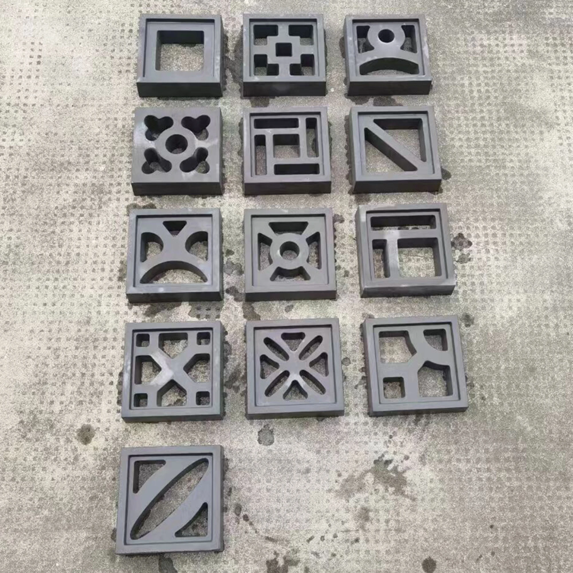 20*20*6cm Cement Mold Hollow Plastic Brick Mold Grid Background Wall Decoration Garden Window Flower Fence Wall Mold