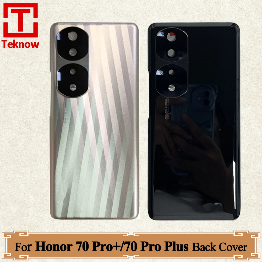 

Original Back Cover For Huawei Honor 70 Pro+ Battery Cover Back Rear Case HPB-AN00 Housing Door For Honor 70 Pro Plus Replace