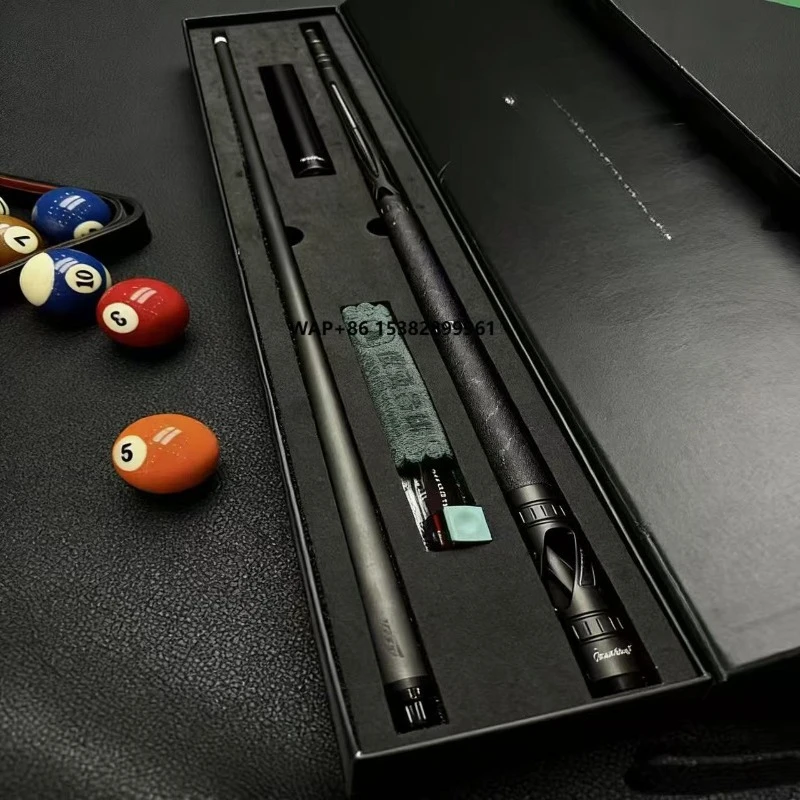 

Jianying Carbon Pool Cue 11.8mm Cue Full Carbon Pure Carbon Black Technology Billiards Cue Stick Shaft Butt