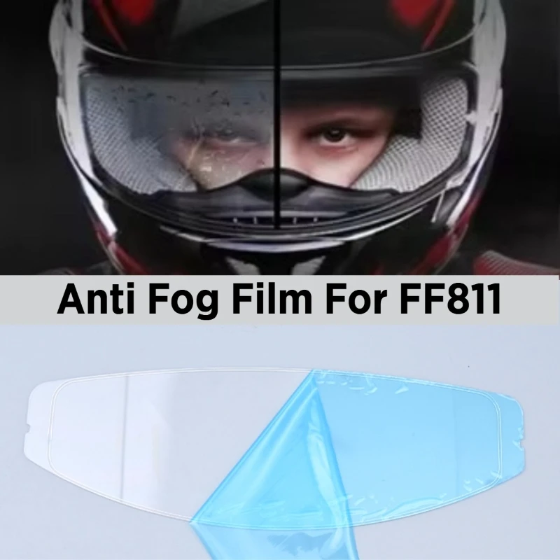 Accesorios Moto Anti Fog Film for LS2 FF811 Vector 2 Citation 2 Visier Motorcycle Helmet Lens Visors Lens Anti Fog Casco