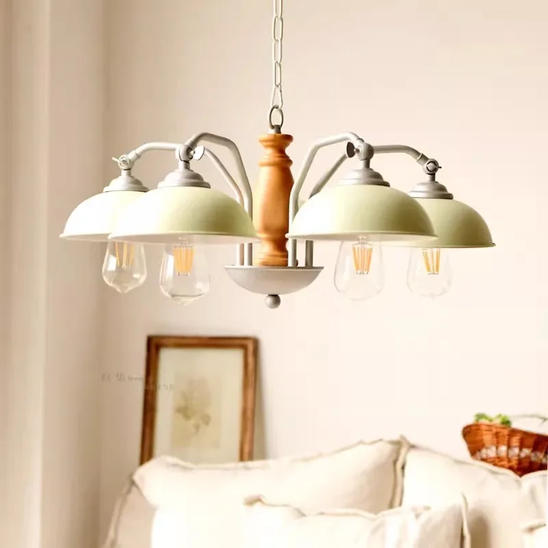 Vintage French Art Nostalgic Countryside Fresh and Simple Living Room Bedroom Pendant Lamp