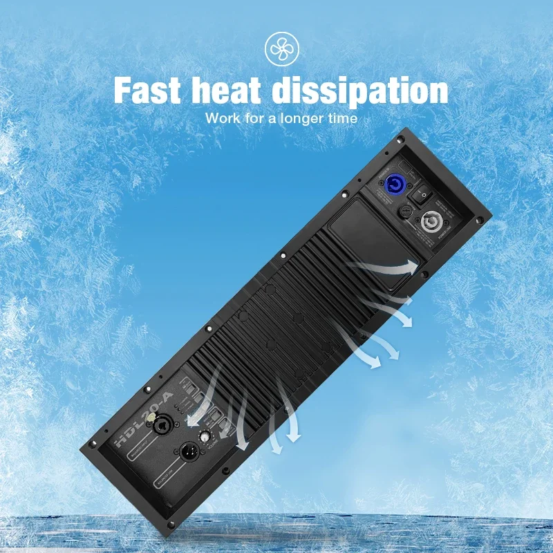 1400W 4 Ohm Class D Digital Amplifier Module 4 Inch Subwoofer Metal Double Switch Speaker  Supply