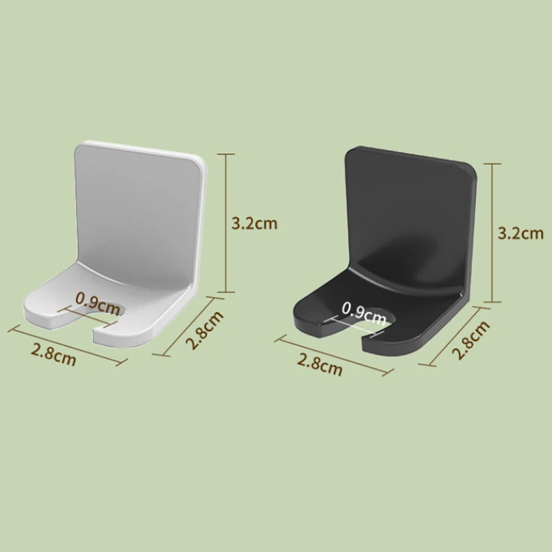 Estante de almacenamiento de cepillos de dientes para baño sin perforaciones, estante para cepillos de dientes eléctrico montado en la pared a prueba de polvo, 4 Uds.