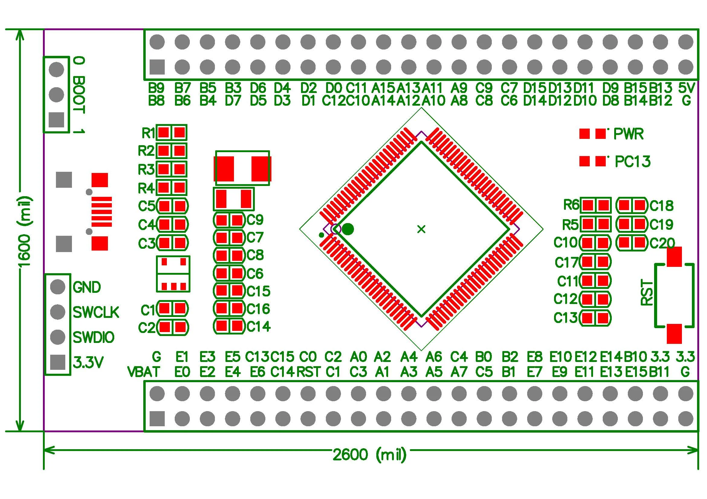 STM32F765VIT6 Core Board High Capacity