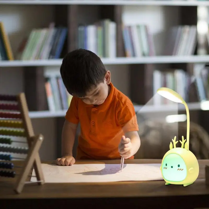 Animal Night Light 3 Modes Deer Shape Cute Lights For Bedroom Eye Protection LED Children's Bedside Night Light Student Learning