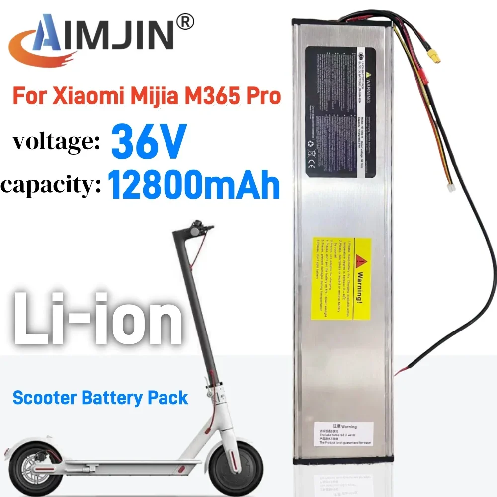 

100% Original High Capacity/Endurance Battery Pack 36V 12800mAh For XIAOMI M365 PRO Scooter