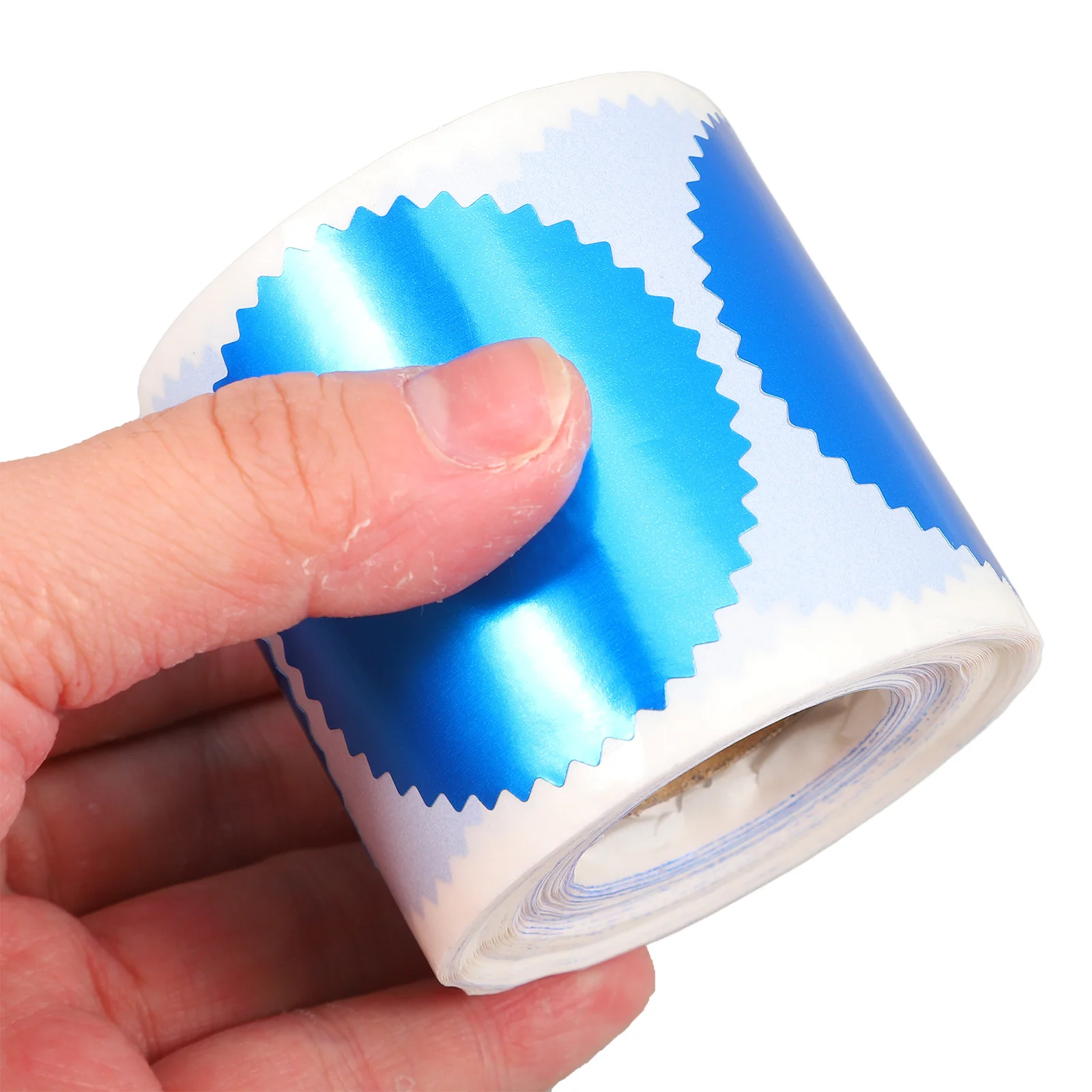 

250Pcs Steel Stamp Labels Embossed Serrated Edge Seal Stickers for Notary Company Stamp Book Scrapbooking Diploma Recognition