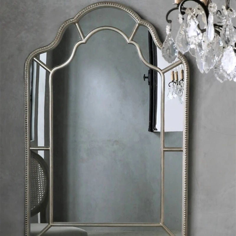 Modern Luxury Mirror Irregular Vintage Korean Style Funky Aesthetic Mirror Bathroom Makeup Spiegel Wand Living Room Decorations