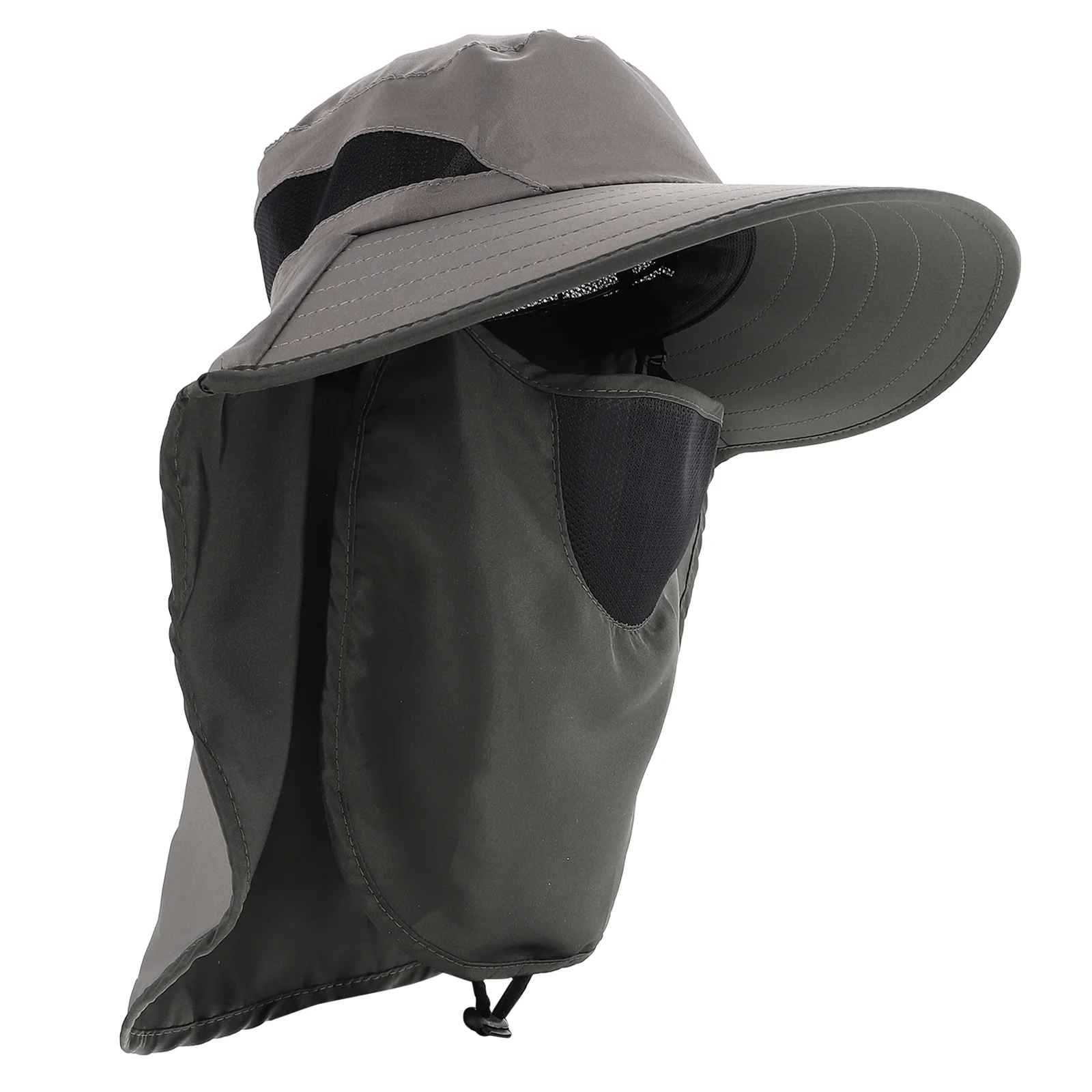 

Cotton Sun Protection Hat Large Size Bucket Design Gardening Sun Hat Summer Outdoor Windproof Breathable Durable All Seasons
