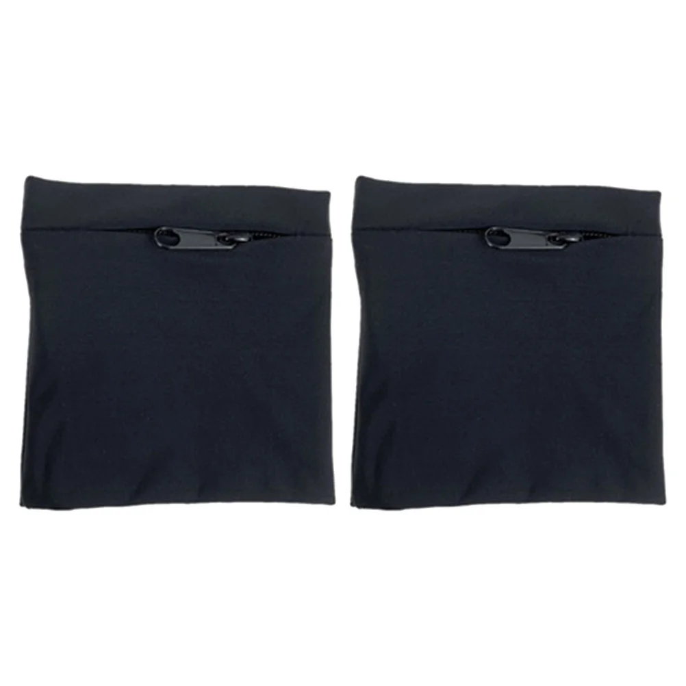 

2 Pcs Sports Wrist Bag Armband Storage Phone Sleeve Cell Armbands Holder Polyester Pouch for