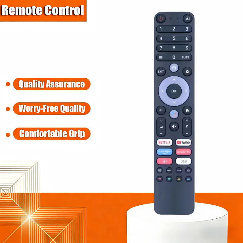 

Smart TV Voice Remote Control for CHIQ Plusham BLAUPUNKT Models 32UBG6000S 43UBG6000S 50UBG6000S UA501UHD TVD2290B Plusham Remot