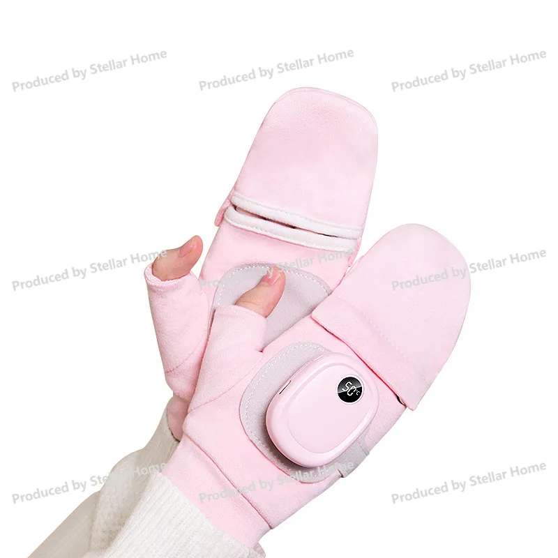 

Heating Gloves Portable Winter Men and Women Riding Gloves Warm Hand Grip Hand Warmer Baby
