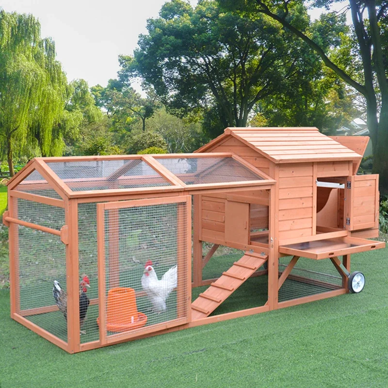 

Outdoor Solid Wood Chicken Cage Chicken Shack Duck Pigeon Garden Terrace Rain-proof Sun