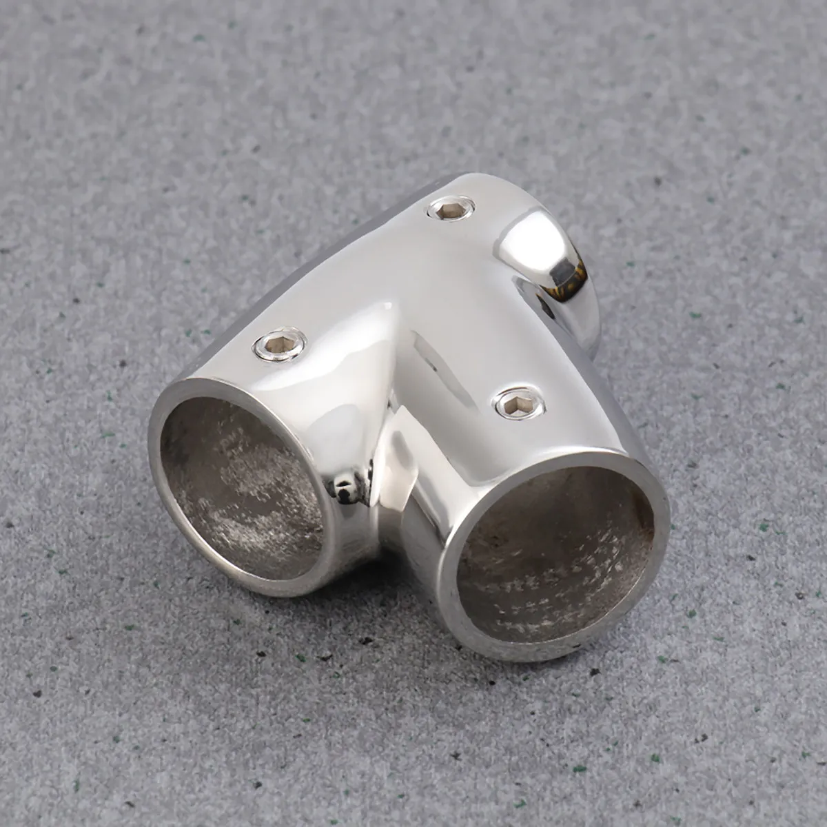 

Marine Boat Handrail Connector 60 Degree 3-Way 316 Mirror Polished Rust Resistant Yacht Railing Pipe Fitting 22Mm
