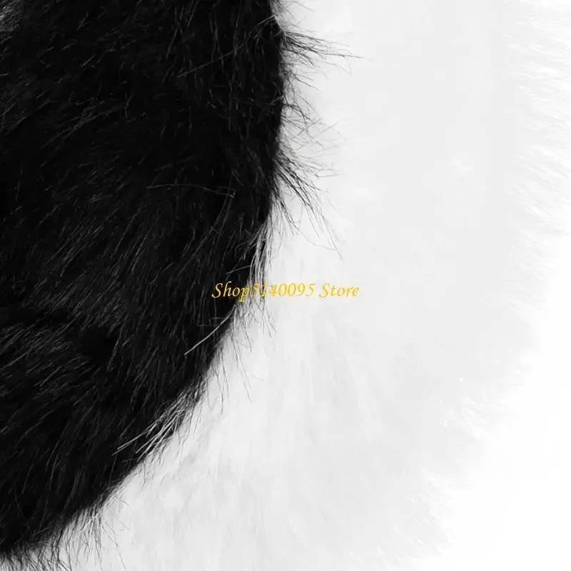 إكسسوار لعب الأدوار من DXAE ذيل قطيفة يسلط الضوء على مشبك آمن للتثبيت السريع للبشرة الناعمة والنسيج الآمن