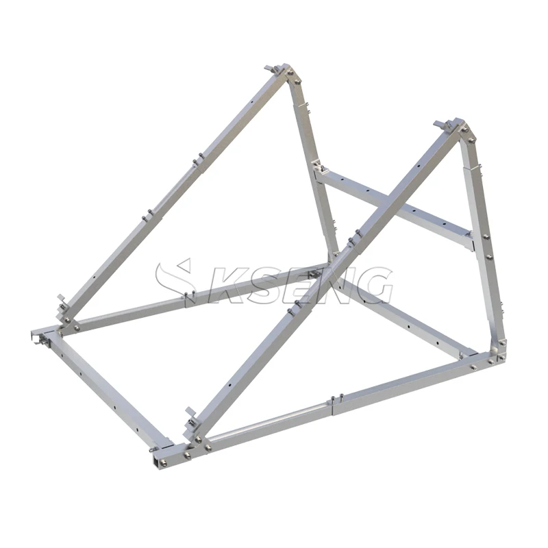 Complete Home Solar Power System Solar Kit On Grid With Micro Inverter And Solar Panel Adjustable Mounting Brackets