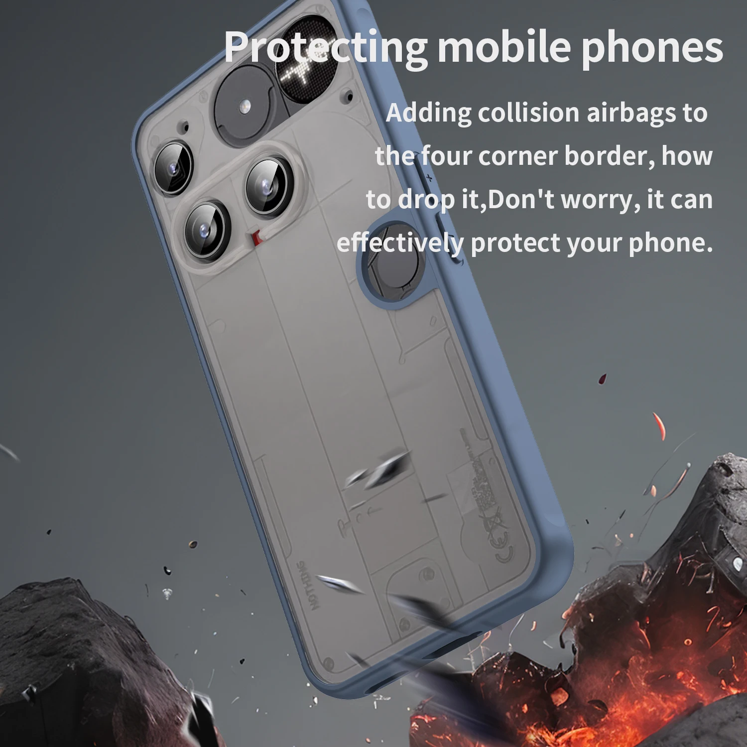 حافظة هاتف مريحة غير لامعة من Forsted لهاتف Nothing Phone 3 5G Phone3 3A Pro