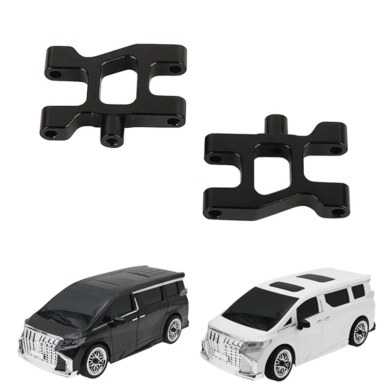 B78B-2Pcs bloque de dirección del brazo de suspensión del brazo inferior trasero de Metal para MN68 MN 68 1/16 RC accesorios de piezas de mejora de coche